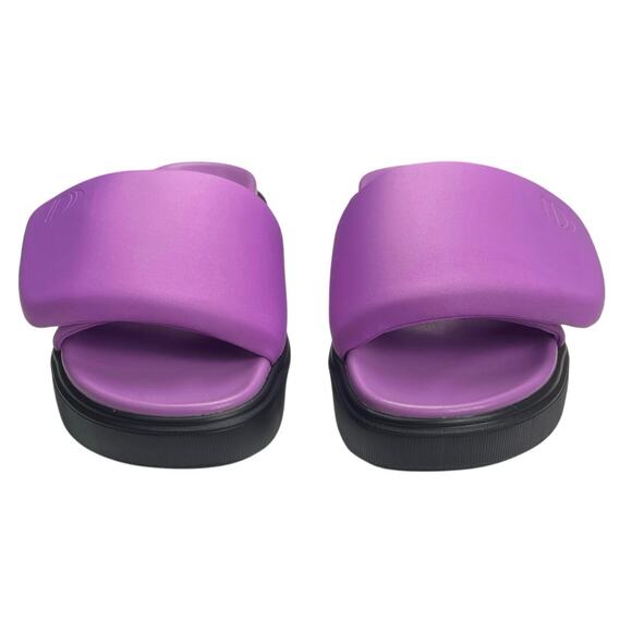 NWOT - D'Amelio Reklis Bright Lavender Slide Sandals - Picture 2 of 6